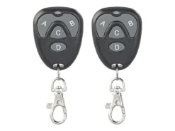 AGT Garagentor Fernbedienung:2 Lernfähige Universal-Funk-Handsender, 433,92 MHz, F. Garagentor Uvm.