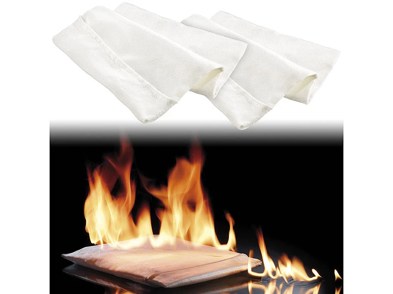 Firebag Feuerschutztasche:2er-Set Hitzebeständige Dokumententaschen Für Reisepass, Fotos U.v.m.