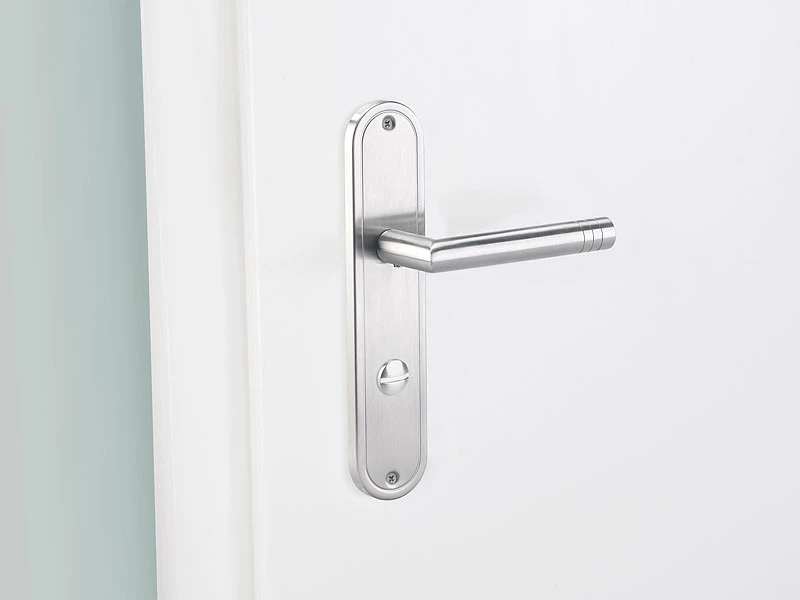 AGT Türklinken:Modernes Edelstahl-Türbeschlag-Set Für 3 Zimmertüren & 1 Bad-/WC-Tür - Image 5