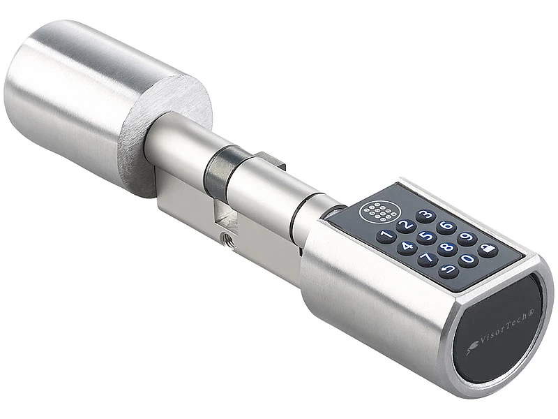 VisorTech Automatisches Türschloss:Elektronischer Tür-Schließzylinder Mit Zahlencode (Versandrückläufer) - Image 3