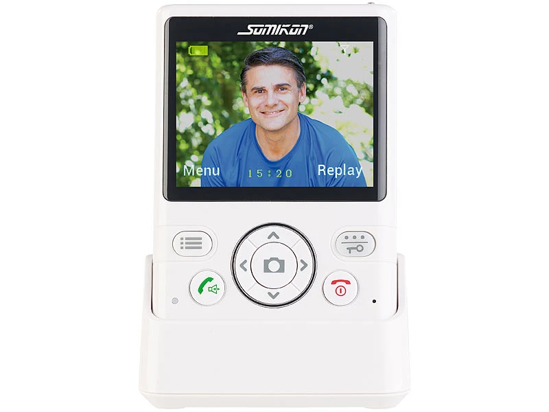 Somikon Sprechanlage:Funk-Türsprechanlage Mit Video-Übertragung (Versandrückläufer) - Image 6
