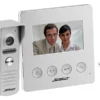 Somikon Video Klingel:Video-Türsprechanlage Mit Farbdisplay, LED-Licht & Türöffnungsfunktion