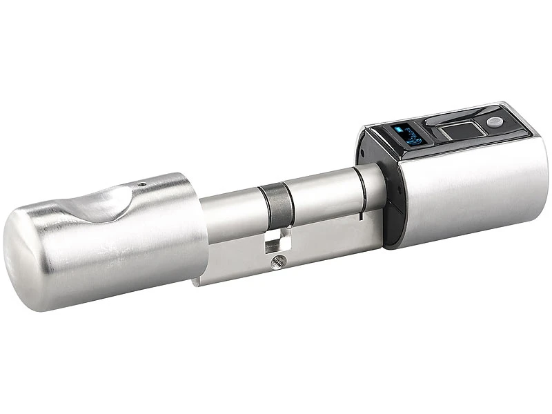 VisorTech Fingerabdruck Schloss:Elektronischer Tür-Schließzylinder, Fingerabdruck, Transponder, IP44 - Image 7
