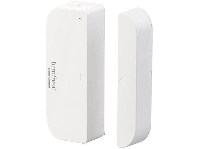 Luminea Fenstersensoren:5er-Set WiFi Tür & Fensteralarm, Alexa Und Google Assistant Komp. - Image 8