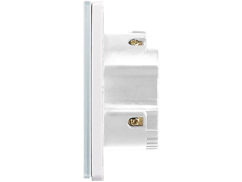 Luminea Home Control Wechselschalter:2er-Set Touch-WLAN-Lichtschalter, Für Siri, Alexa & Google Assistant - Image 9