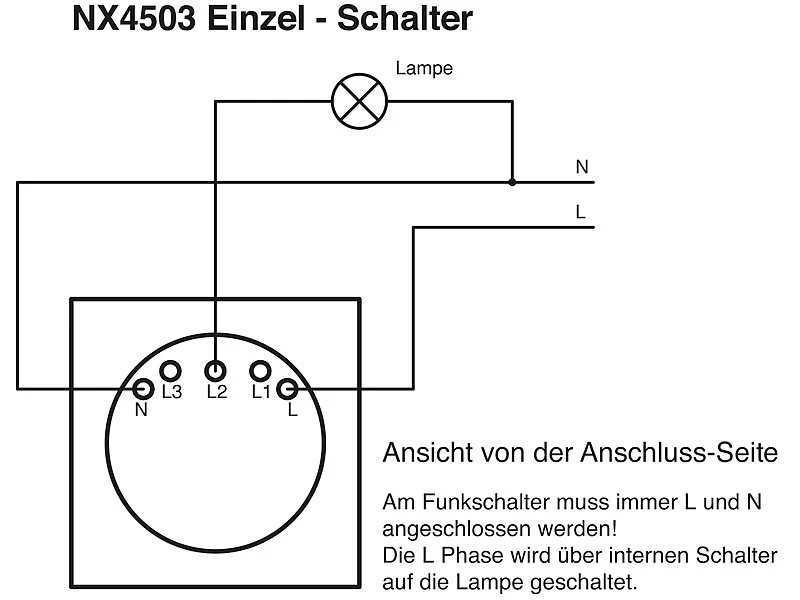 Luminea Home Control Wechselschalter:2er-Set Touch-WLAN-Lichtschalter, Für Siri, Alexa & Google Assistant - Image 5