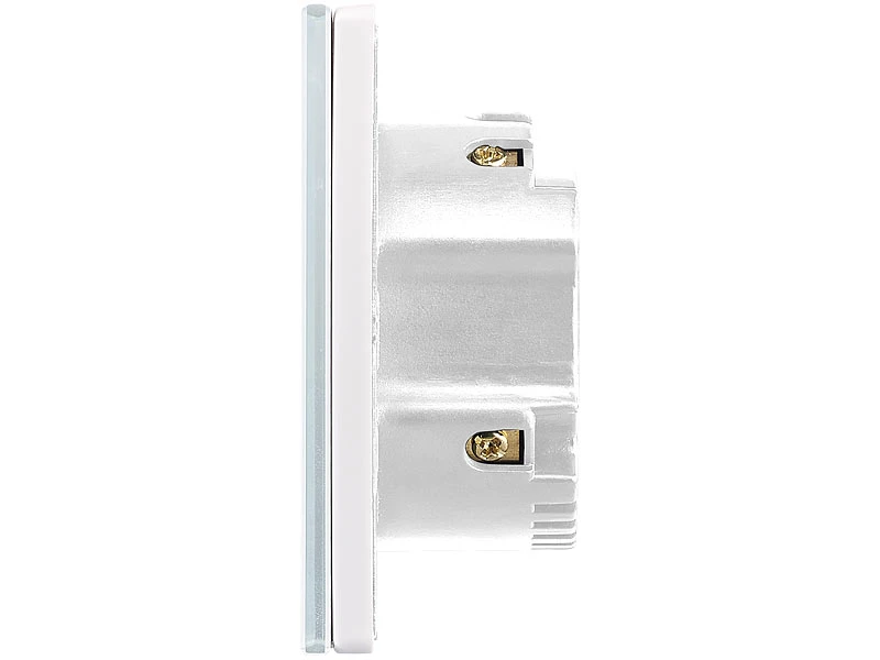 Luminea Home Control Touch Wechselschalter:Touch-Dreifach-Lichtschalter, Komp. Zu Amazon Alexa & Google Assistant - Image 8