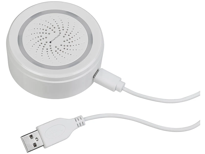 VisorTech Netzwerk Sirene:WLAN-Alarm-Sirene Mit App, Für Alexa, Versandrückläufer - Image 6