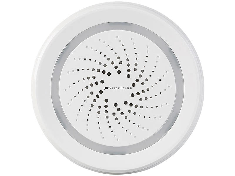 VisorTech Netzwerk Sirene:WLAN-Alarm-Sirene Mit App, Für Alexa, Versandrückläufer - Image 9