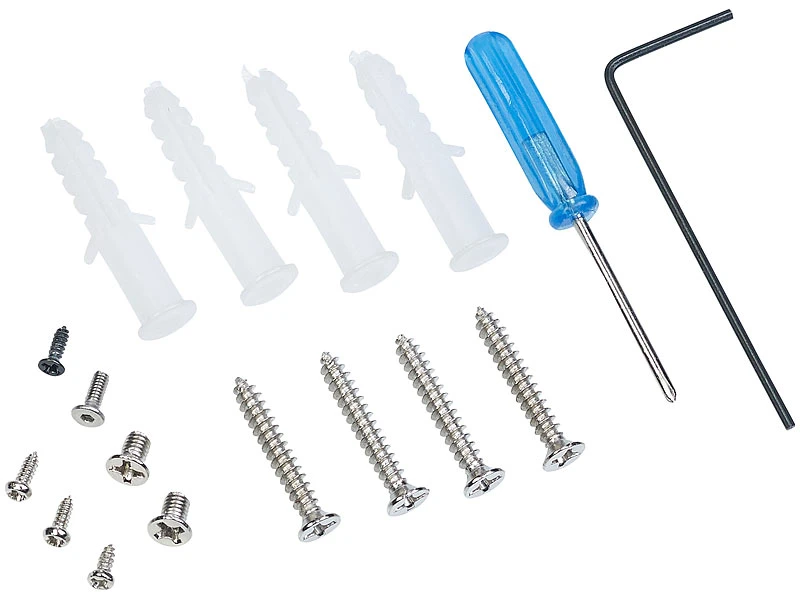 Somikon Doorbell:WLAN-Video-Türklingel Mit App, PIR-Sensor, 166° Bildwinkel, Akku, IP53 - Image 6