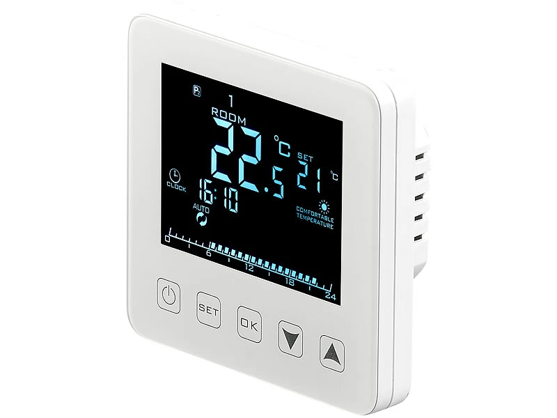 Revolt Elesion Thermostat:2er-Set WLAN-Thermostate Für Fußbodenheizungen, Für Siri, Alexa & GA - Image 9