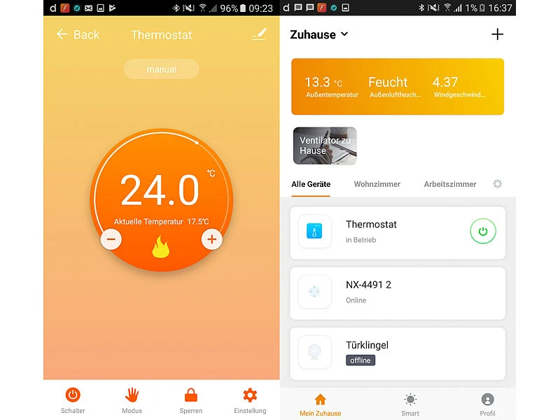 Revolt WLAN Raumthermostat:WLAN-Thermostat Für Fußbodenheizungen, Für Siri, Alexa & GA - Image 7
