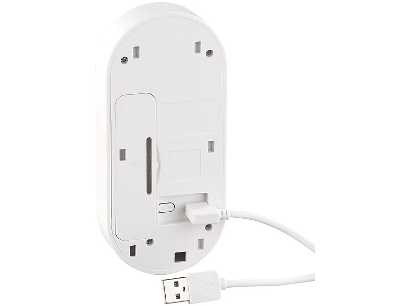 Somikon WLAN Klingel:WLAN-HD-Video-Türklingel Mit App, Gegensprechen, Inkl. Akku - Image 7