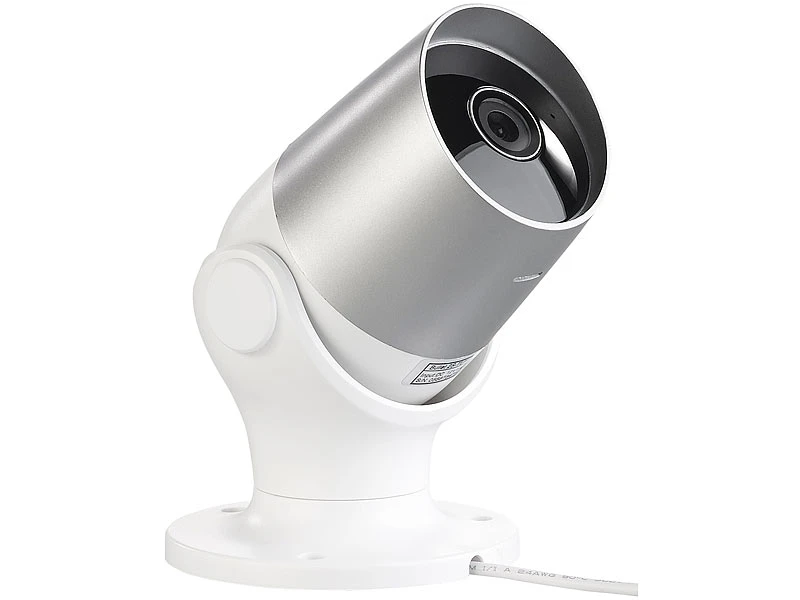7links Alexa Überwachungskamera:Outdoor-IP-Überwachungskamera, Full HD, WLAN (Versandrückläufer) - Image 4