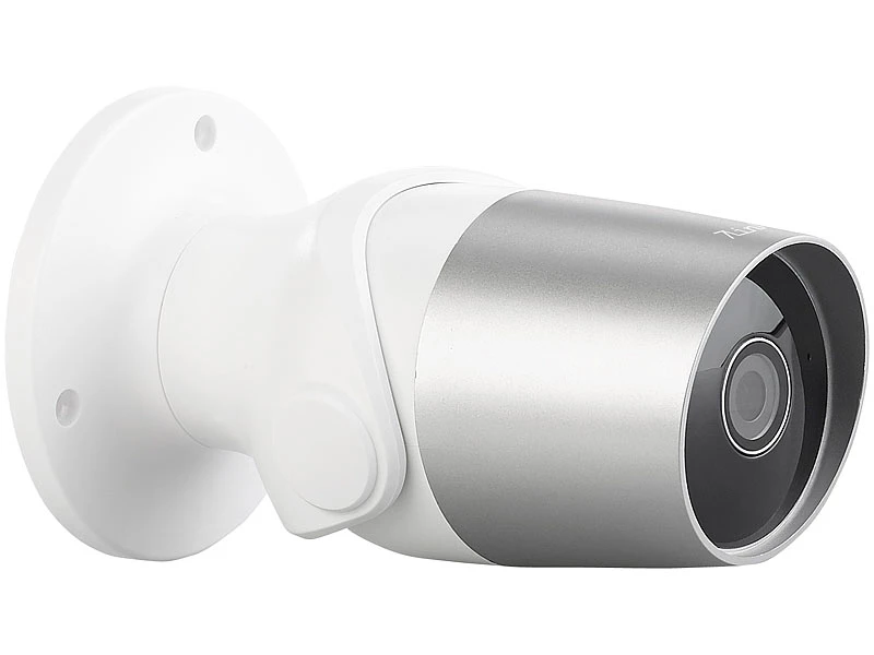 7links Alexa Überwachungskamera:Outdoor-IP-Überwachungskamera, Full HD, WLAN (Versandrückläufer) - Image 5