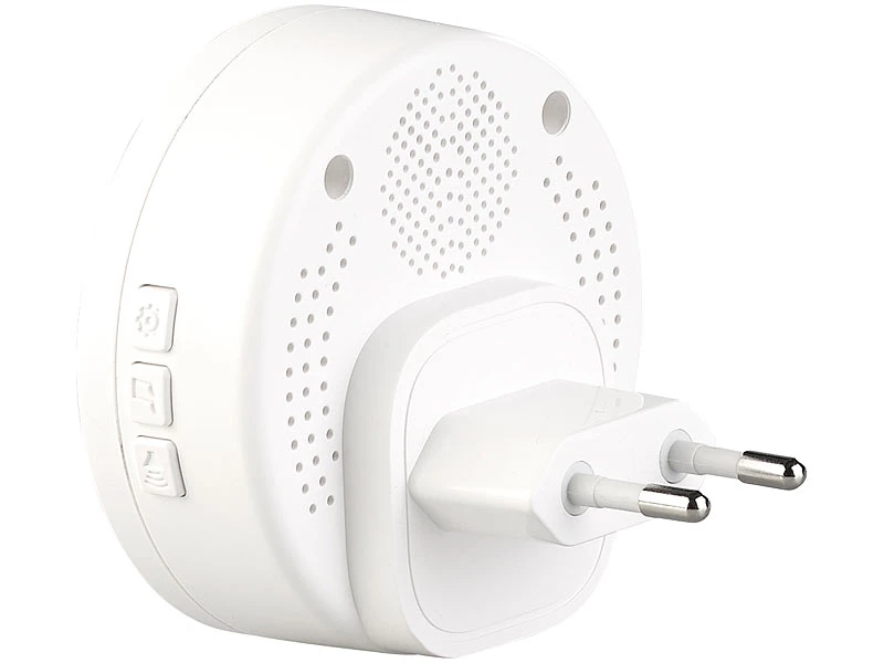 Somikon Klingel Mit Kamera:HD-Video-Funk-Türklingel Mit App, Gegensprechen, 156°-Bildwinkel, Akku - Image 12