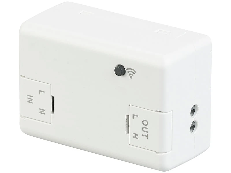 Luminea Home Control WiFi Schalter:WLAN-Schalter Für Licht & Co., Für Siri, Alexa & Google Assistant, 10A - Image 6