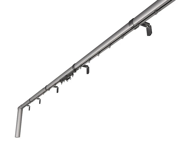 Carlo Milano Gardinenschiene:Teleskop-Gardinenstange Mit Elektr. Antrieb, WLAN & App, 172 - 306 Cm - Image 9