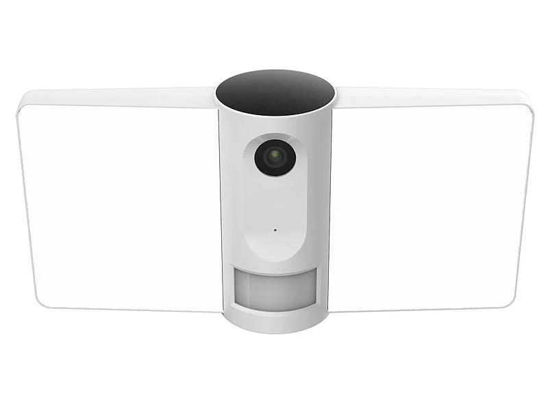 VisorTech IP-Cam:Full-HD-IP-Überwachungskamera, LED-Strahler, Versandrückläufer - Image 8