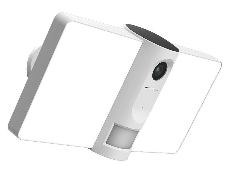 VisorTech IP-Cam:Full-HD-IP-Überwachungskamera, LED-Strahler, Versandrückläufer - Image 3