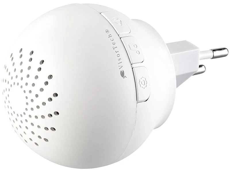 VisorTech Receiver:Smarter 2in1 WLAN-Steckdosen-Alarm/-Klingel Mit Funk-Gateway 433 MHz - Image 3