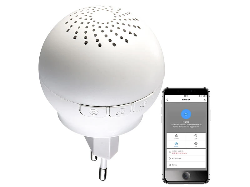 VisorTech Überwachungssystem:8-teiliges Funk-WLAN-Alarmsystem Für Funk-Geräte An App "Elesion" - Image 3