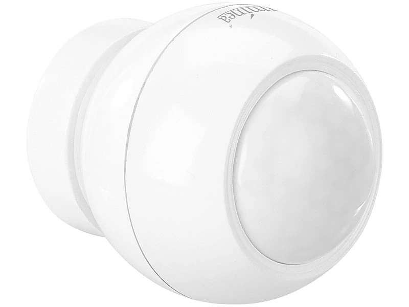 Luminea Home Control Bewegungsmelder WiFi:WLAN-PIR-Bewegungsmelder Und Lichtsensor Mit App Für Benachrichtigung - Image 6