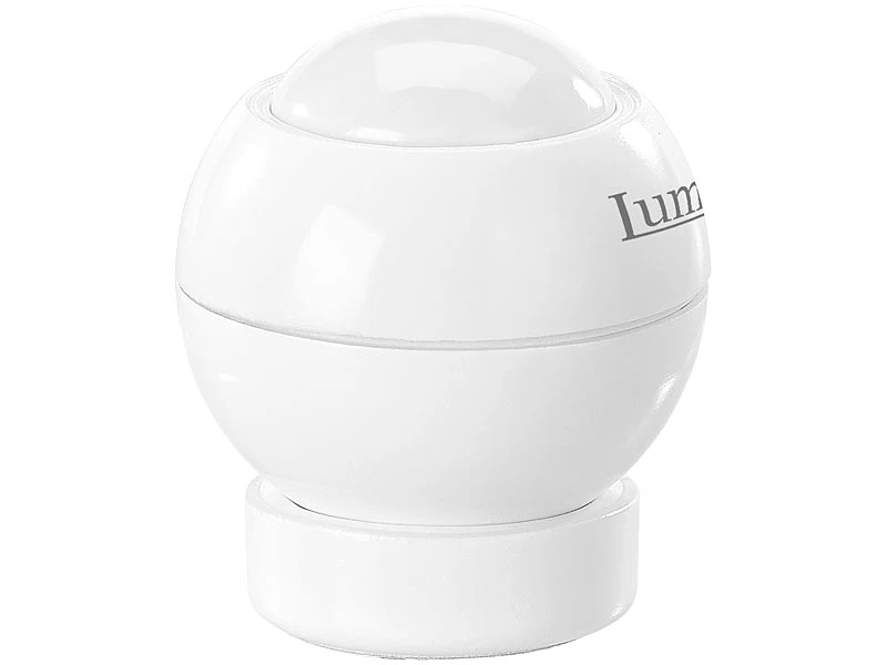 Luminea Home Control Bewegungsmelder WiFi:WLAN-PIR-Bewegungsmelder Und Lichtsensor Mit App Für Benachrichtigung - Image 7