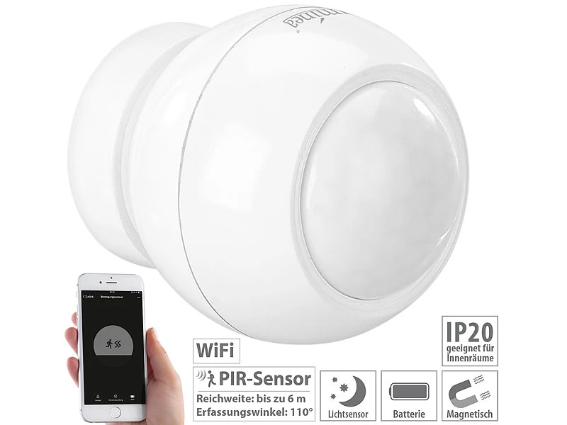 VisorTech PIR Bewegungsmelder:WLAN-Outdoor-Sirene Für ELESION,Akku, WLAN, 95 DB, PIR-Sensor, IP54 - Image 7
