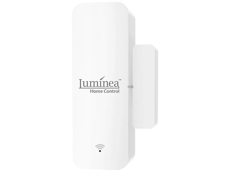 Luminea Home Control WLAN Fensterkontakt:5er-Set WLAN-Tür- & Fensteralarm Mit App, Für Alexa & Google Assistant - Image 4
