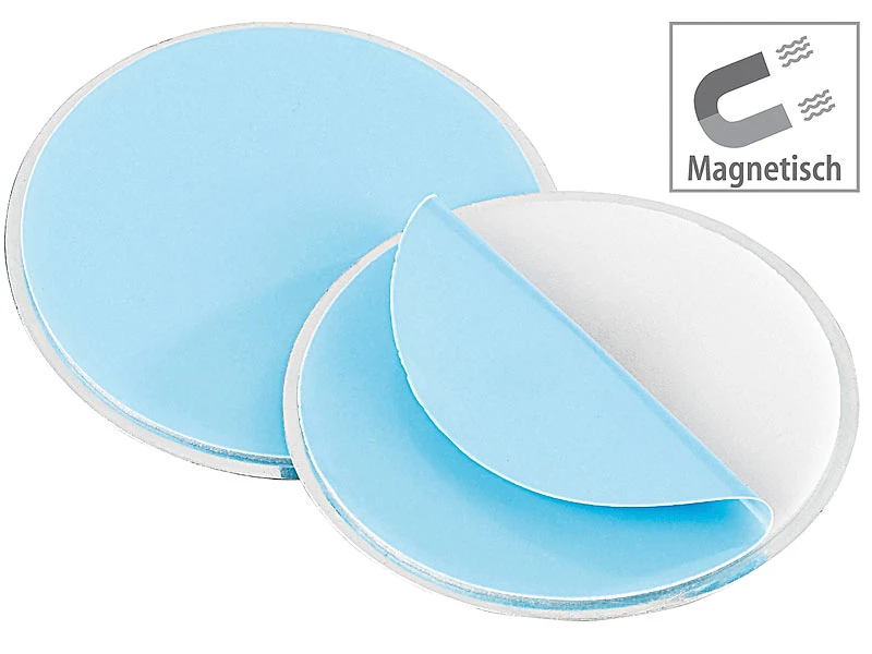 VisorTech Rauchmelder Magnethalter:Magnet-Befestigungssystem Für Rauchwarnmelder Im 4er-Set