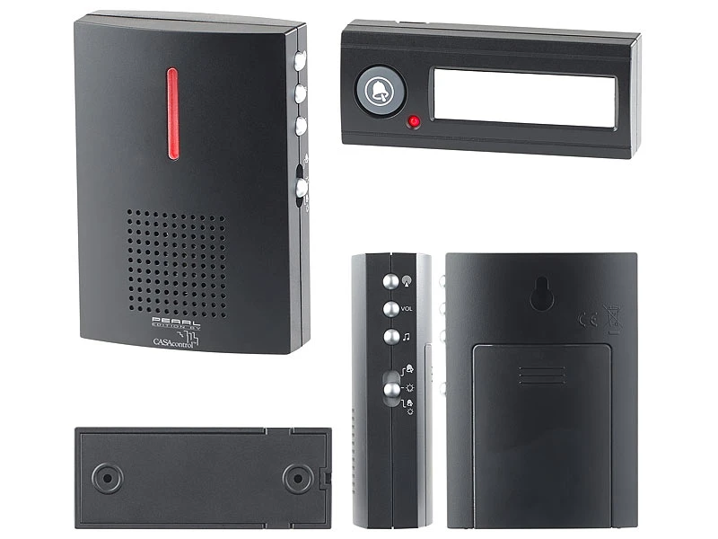 CASAcontrol Tür Funkklingel:Funk-Türklingel, Licht- & Ton-Signal, Versandrückläufer - Image 4