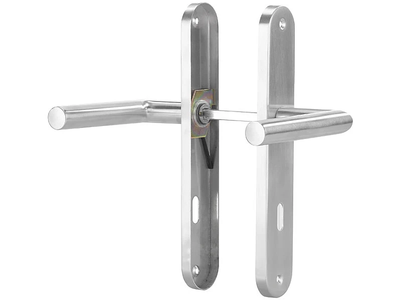 AGT Wechsel-Türklinken:Modernes Edelstahl-Türbeschlag-Set, 2 Türklinken Versandrückläufer - Image 4