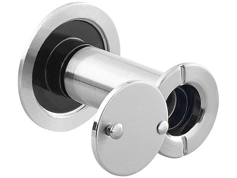 PEARL Türgucker:Türspion Mit Sichtschutz, 160°, 36-60 Mm, Ø 14 Mm, Edelstahl Satiniert - Image 4