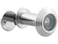 PEARL Türgucker:Türspion Mit Sichtschutz, 160°, 36-60 Mm, Ø 14 Mm, Edelstahl Satiniert