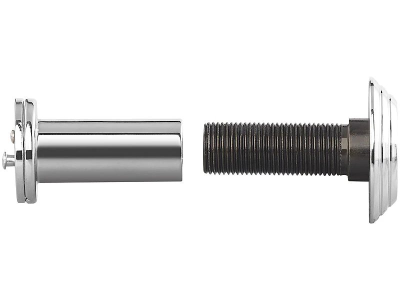 PEARL Tür-Spione:Türspion Mit Sichtschutz, 160°, 36-60 Mm, Ø 14 Mm, Edelstahl Verchromt - Image 6