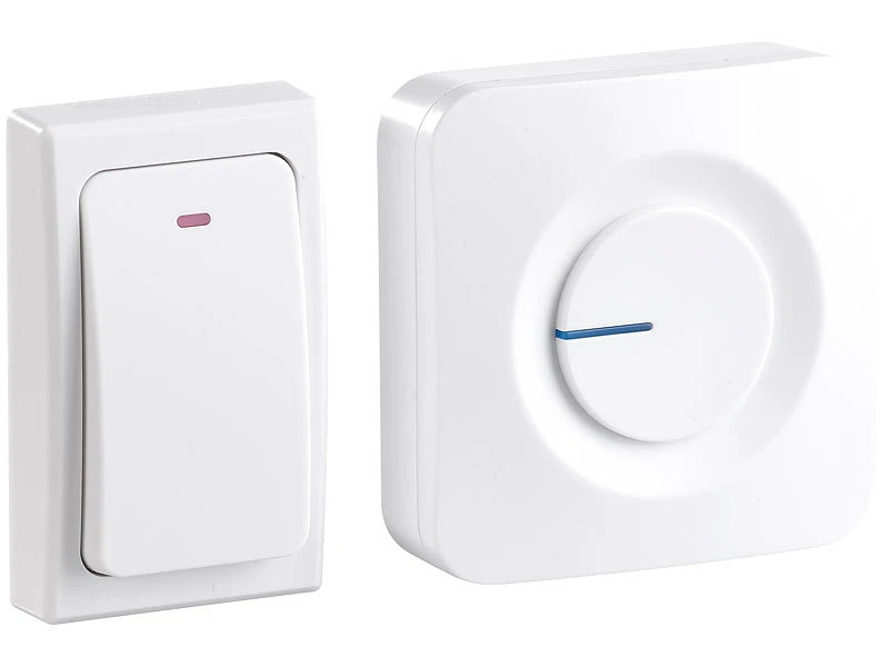 CASAcontrol Kinetische Klingel:Batterielose Funk-Türklingel, 2 Steckdosen-Empfänger, 36 Töne, IP44 - Image 5