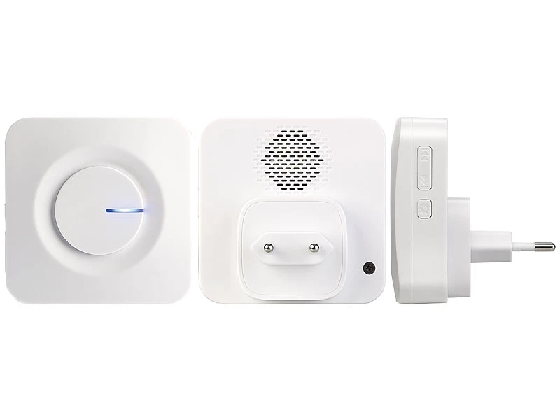 CASAcontrol Kinetische Klingel:Batterielose Funk-Türklingel, 2 Steckdosen-Empfänger, 36 Töne, IP44 - Image 6