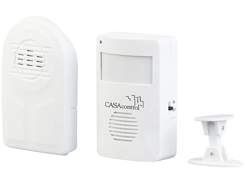 CASAcontrol Bewegungsmelder:Batterie-Funk-Durchgangsmelder, PIR-Bewegungssensor, Klingel-Funktion - Image 3