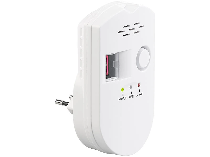 VisorTech Gas-Messgerät:4er-Set Steckdosen-Multi-Gasmelder Für Erdgas Und Autogas, 85 DB - Image 4