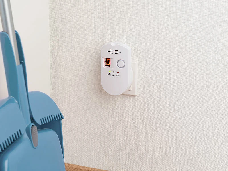 VisorTech Gas-Messgerät:4er-Set Steckdosen-Multi-Gasmelder Für Erdgas Und Autogas, 85 DB - Image 5