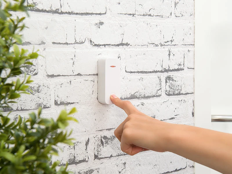 CASAcontrol Türklingel Mit Batterie:Batterie-Funkklingel Mit Kinetischem Funk-Taster, Licht & Ton - Image 7