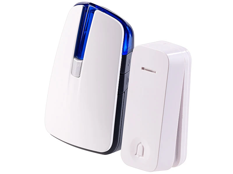 CASAcontrol Türklingel Mit Batterie:Batterie-Funkklingel Mit Kinetischem Funk-Taster, Licht & Ton - Image 2