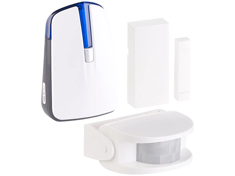 CASAcontrol Katzenklingel:Alarmset Mit Funk-Klingel, PIR-Bewegungsmelder & Tür-/Fensteralarm - Image 2