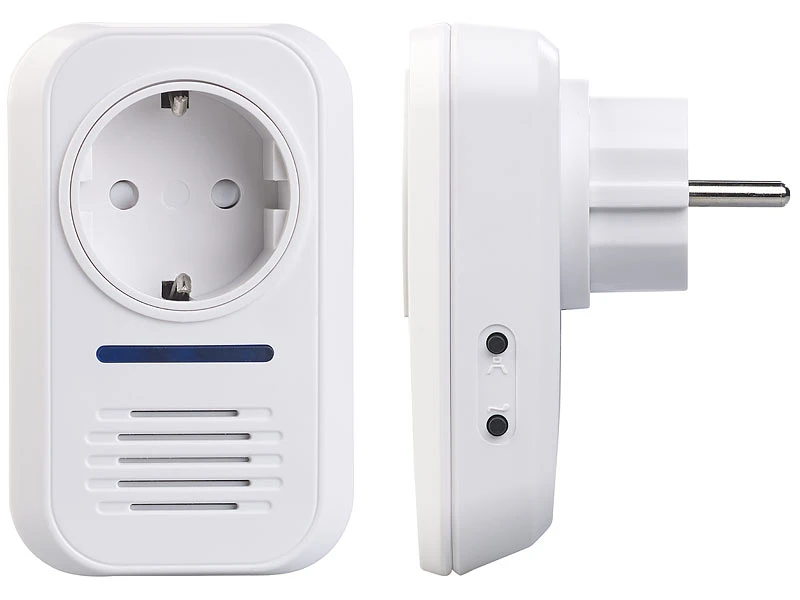 CASAcontrol Funkgong Steckdose:Steckdosen-Funkklingel Für Kinetische Funk-Taster, Mit 230-V-Steckdose - Image 4