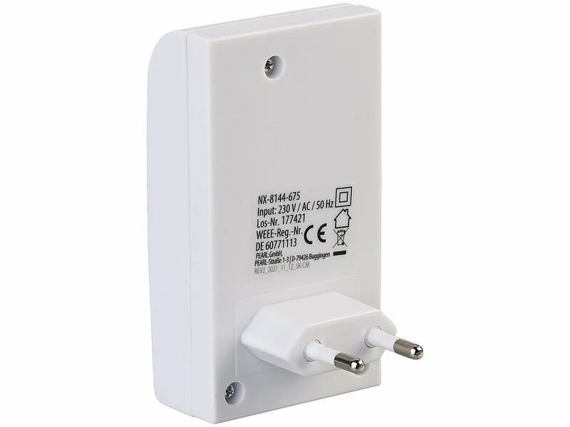 CASAcontrol Türklingel Ton:2 Steckdosen-Türklingeln, 1 Funk-Klingeltaster, 16 Klingeltöne, 50 M - Image 6