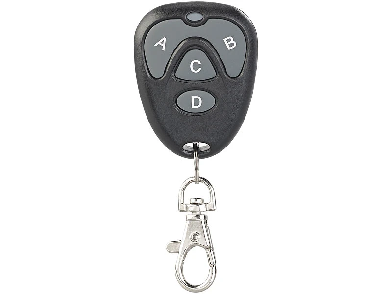 AGT Garagentorsender:Lernfähiger Universal-Funk-Handsender, 433,92 MHz, Für Garagentor Uvm. - Image 2