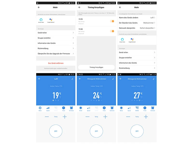 Sichler Klimaanlage App:Mobile Klimaanlage, 9.000 BTU/h, 2.600 Watt (Versandrückläufer) - Image 10