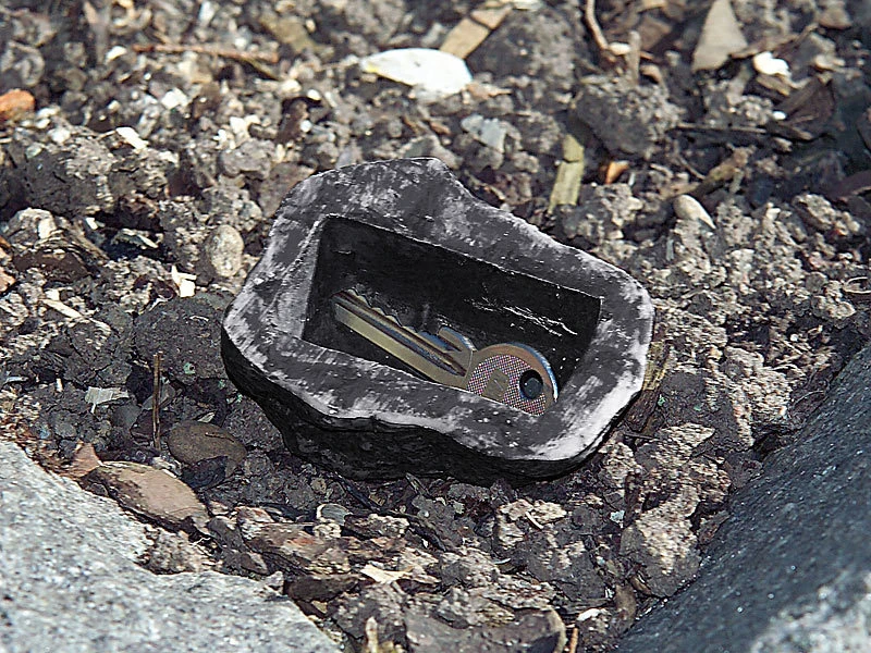 Lunartec Schlüsselversteck:Geheimversteck In Steinoptik, Für Schlüssel, Caches U.v.m. - Image 2