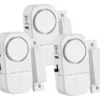 VisorTech Fenster Alarmanlage:3er-Set Mini-Tür- Und Fensteralarme, 95 Db, 2 Jahre Batterielaufzeit